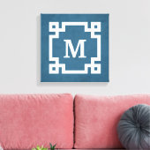 Monogrammdesign Leinwanddruck (Insitu (Wohnzimmer))