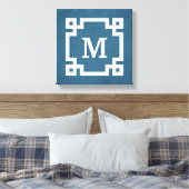 Monogrammdesign Leinwanddruck (Insitu (Schlafzimmer))