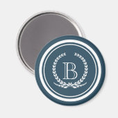 Monogrammdesign Magnet (Vorderseite/Rückseite)