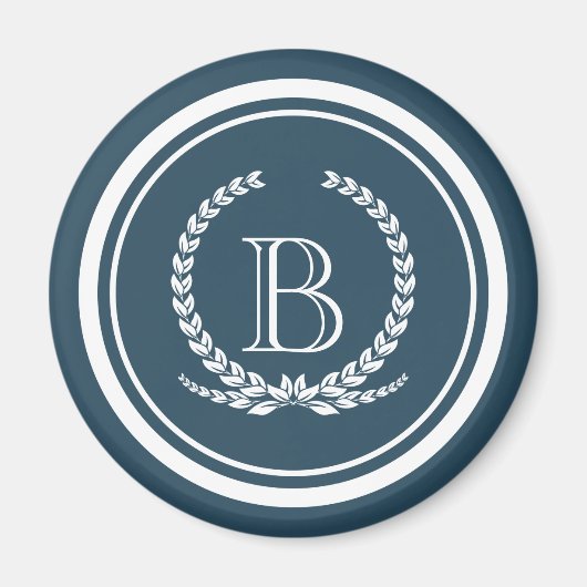 Monogrammdesign Magnet (Vorne)