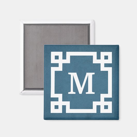 Monogrammdesign Magnet (Vorderseite/Rückseite)