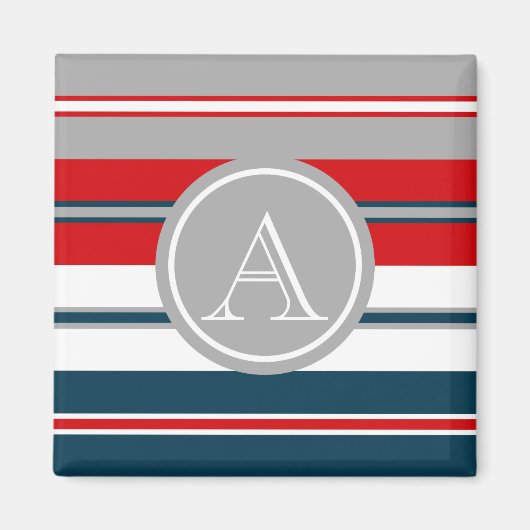 Monogrammdesign Magnet (Vorne)