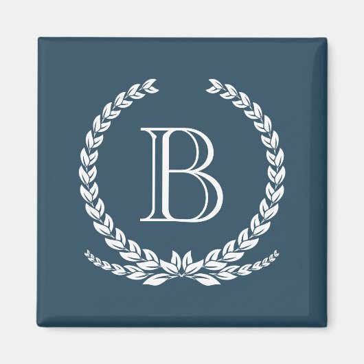 Monogrammdesign Magnet (Vorne)
