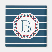 Monogrammdesign Magnet (Vorne)