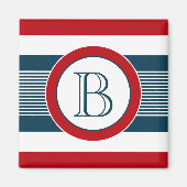 Monogrammdesign Magnet (Vorne)