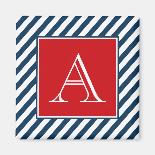 Monogrammdesign Magnet (Vorne)