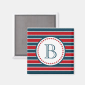 Monogrammdesign Magnet (Vorderseite/Rückseite)