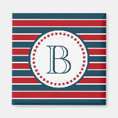 Monogrammdesign Magnet (Vorne)