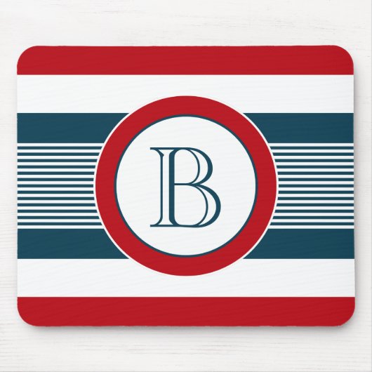 Monogrammdesign Mousepad (Vorne)