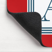 Monogrammdesign Mousepad (Ecke)