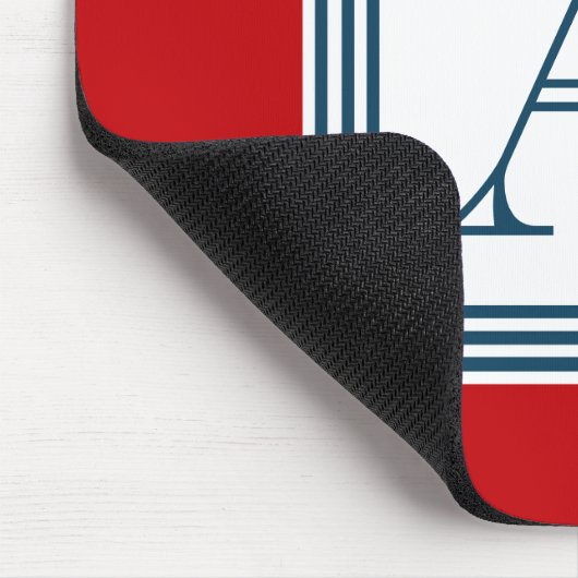 Monogrammdesign Mousepad (Ecke)