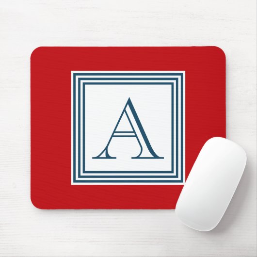 Monogrammdesign Mousepad (Mit Mouse)