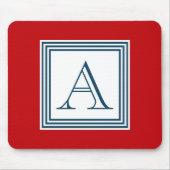 Monogrammdesign Mousepad (Vorne)