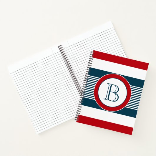 Monogrammdesign Notizblock (Innenseite)