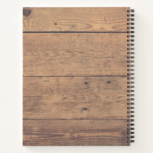 Monogrammdesign Notizblock (Rückseite)