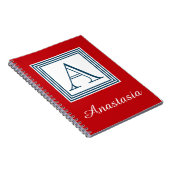 Monogrammdesign Notizblock (Rechte Seite)