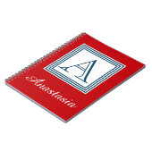 Monogrammdesign Notizblock (Linke Seite)