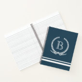 Monogrammdesign Notizbuch (Innenseite)