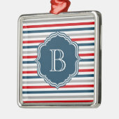 Monogrammdesign Ornament Aus Metall (Links)