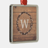 Monogrammdesign Ornament Aus Metall (Rechts)