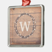 Monogrammdesign Ornament Aus Metall (Links)