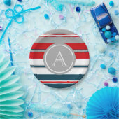 Monogrammdesign Pappteller (Party)