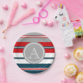 Monogrammdesign Pappteller (Party)