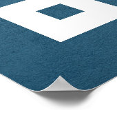 Monogrammdesign Poster (Ecke)