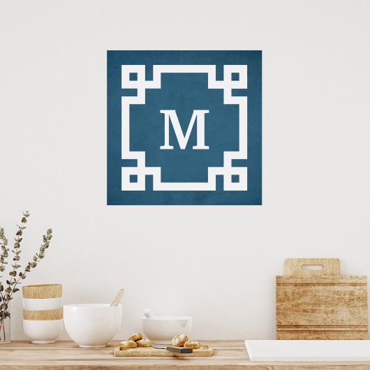 Monogrammdesign Poster (Küche)
