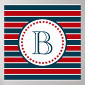 Monogrammdesign Poster (Vorne)