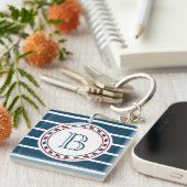 Monogrammdesign Schlüsselanhänger (Vorderseite rechts)