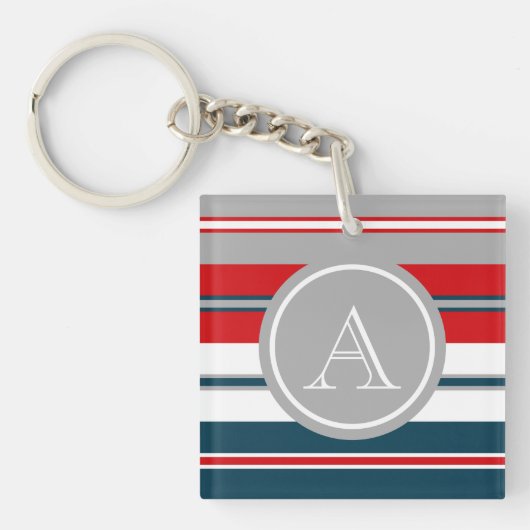 Monogrammdesign Schlüsselanhänger (Vorderseite)