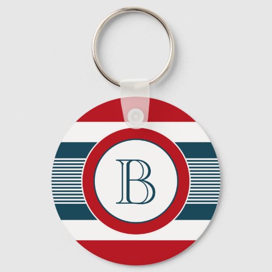 Monogrammdesign Schlüsselanhänger (Vorderseite)