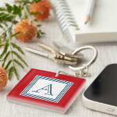 Monogrammdesign Schlüsselanhänger (Vorderseite rechts)