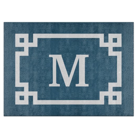 Monogrammdesign Schneidebrett (Vorderseite)