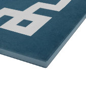 Monogrammdesign Schneidebrett (Ecke)