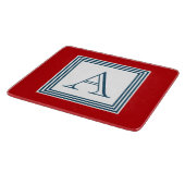Monogrammdesign Schneidebrett (Ecke)