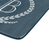 Monogrammdesign Schneidebrett (Ecke)
