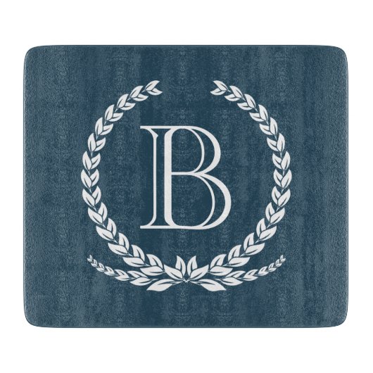 Monogrammdesign Schneidebrett (Vorderseite)