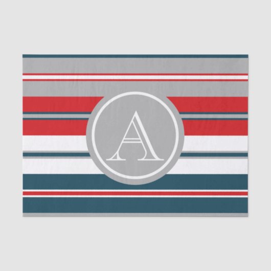 Monogrammdesign Seidenpapier (Vorderseite)