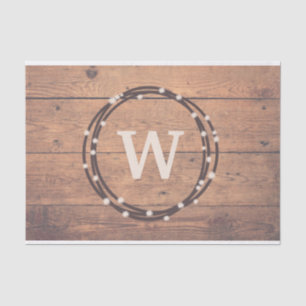 Monogrammdesign Seidenpapier