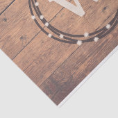 Monogrammdesign Seidenpapier (Ausschnitt)
