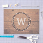 Monogrammdesign Seidenpapier (Handwerk)