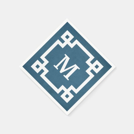 Monogrammdesign Serviette (Ecke)