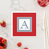 Monogrammdesign Serviette (Beispiel)