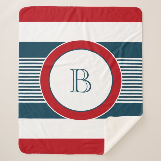 Monogrammdesign Sherpadecke (Vorderseite)