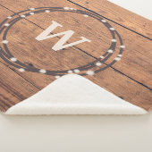 Monogrammdesign Sherpadecke (3/4)