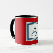 Monogrammdesign Tasse (Vorderseite Links)