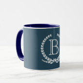Monogrammdesign Tasse (Vorderseite Links)