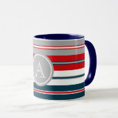 Monogrammdesign Tasse (VorderseiteRechts)